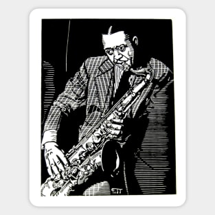 Lester Young Sticker